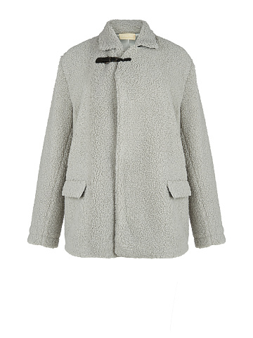 Grey Faux Fur Jacket, 2