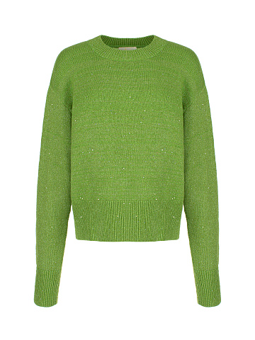Green Lurex & Sequins Jumper, 1