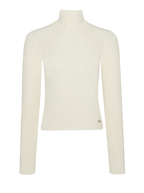White Cashmere & Silk Turtleneck, 1 White Cashmere & Silk Turtleneck, 1