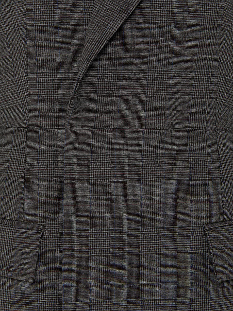 Grey checked blazer, 3