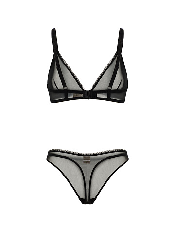 Black Mesh Lingerie Set, 2