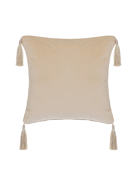 Beige velvet dragon cushion, 2 Beige velvet dragon cushion, 2