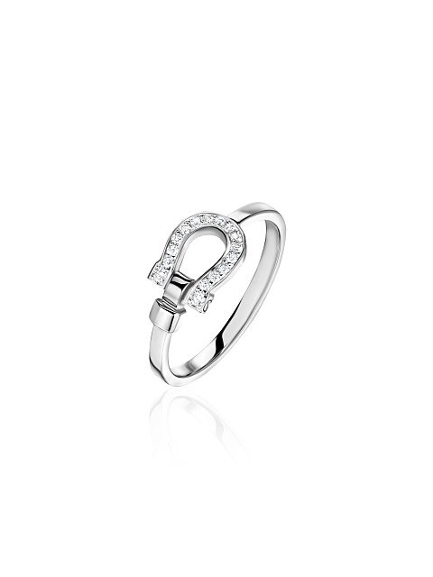 White gold ring with diamonds, 1