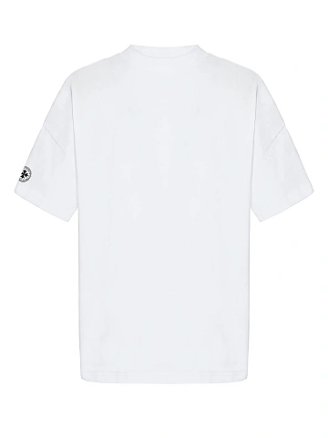 Men's Printed Anchor White Cotton T-shirt, 1