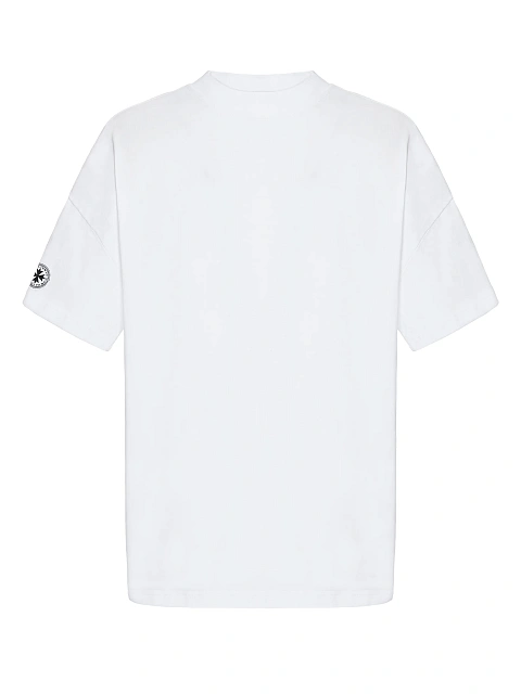 Men's Printed Anchor White Cotton T-shirt, 1