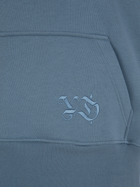 Blue Grey Jersey Set With Lily Embroidery, 5 Blue Grey Jersey Set With Lily Embroidery, 5