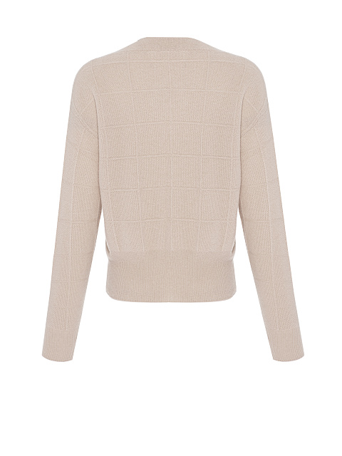 Beige Cashmere V-neck Sweater, 2 Beige Cashmere V-neck Sweater, 2