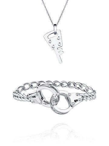 White Gold & Diamonds Bracelet, 1