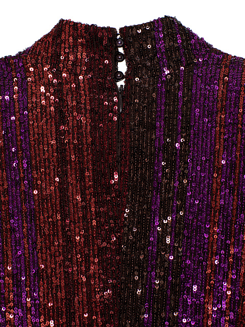 Sequin Knit Midi Dress, 6