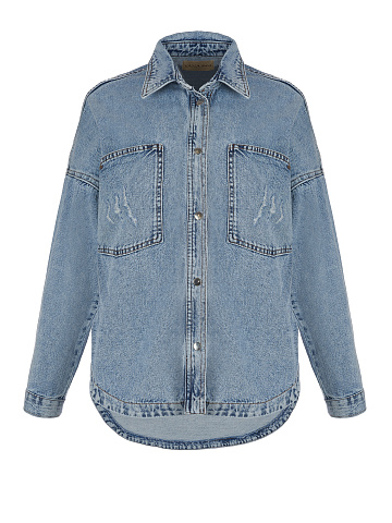 Light Blue Denim Shirt, 1