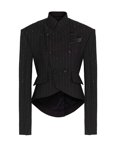 Striped jacket with embroidery, 1 Striped jacket with embroidery, 1