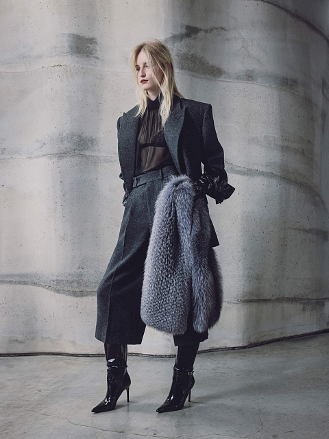 Wool culotte trousers, 3