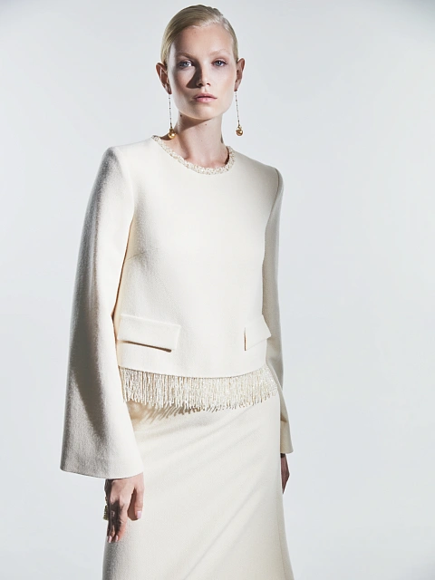 Yellow gold earrings with pearls and diamonds, 4