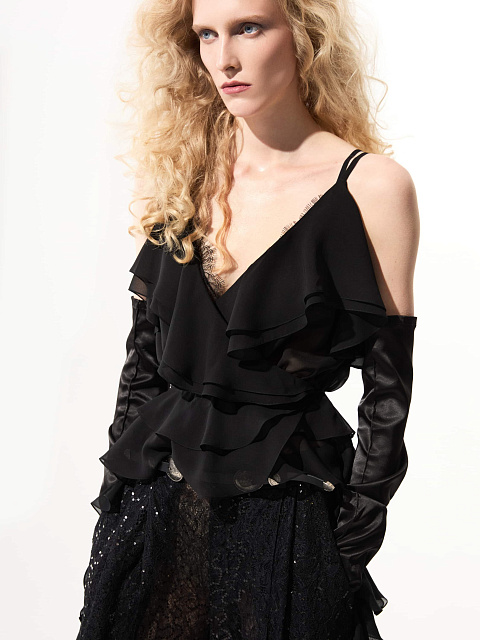 Chiffon top, 2 Chiffon top, 2