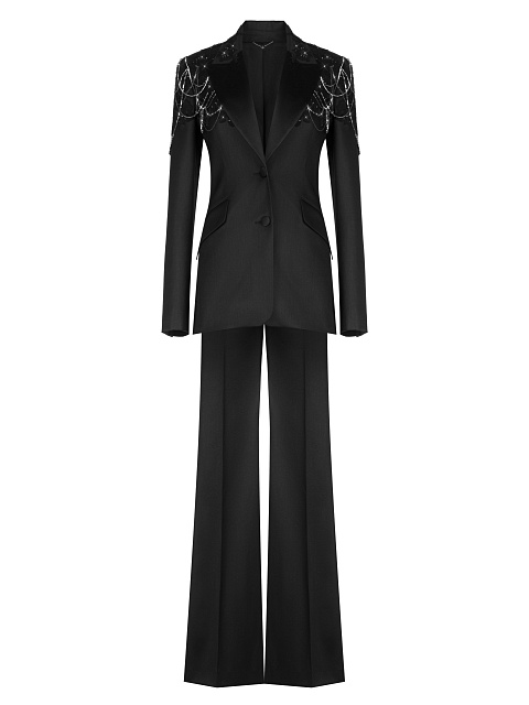 Black Silk Rhinestone Suit, 1 Black Silk Rhinestone Suit, 1