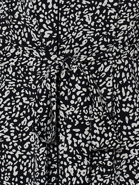 Black pajamas with leopard print, 6 Black pajamas with leopard print, 6