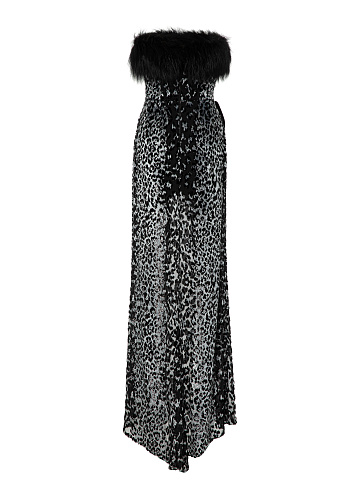 Devoré velvet dress, 2