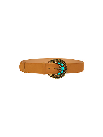 Light Brown Suede Belt, 1