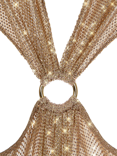 Beige Mesh Rhinestones Cut-out Maxi Derss, 3 Beige Mesh Rhinestones Cut-out Maxi Derss, 3