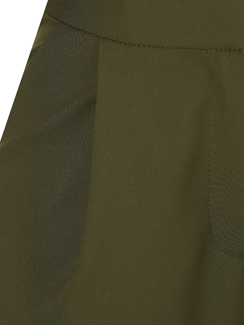 Khaki Green Double-Breasted Peplum Pantsuit, 4 Khaki Green Double-Breasted Peplum Pantsuit, 4