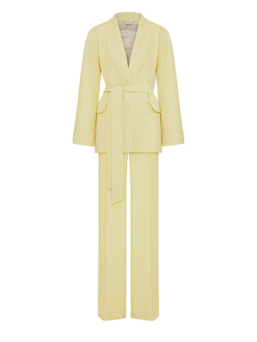 Two-piece tweed suit, 1