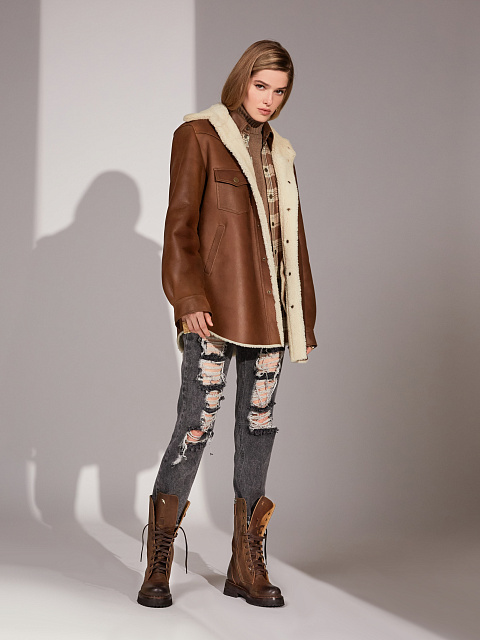 Grey Distressed Slim Jeans, 6