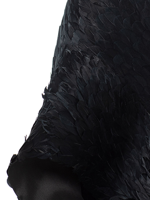 Black Feather Maxi Dress, 4 Black Feather Maxi Dress, 4