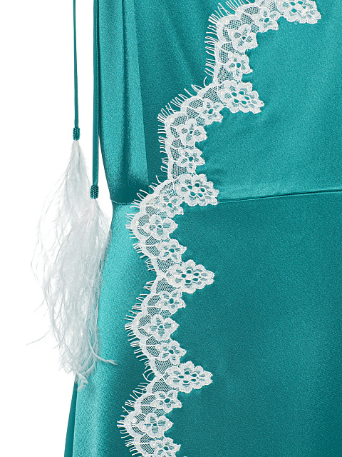 Midi dress with lace, 3