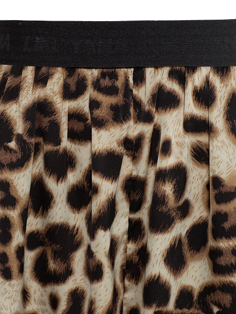 Leopard Print Set Of Tie Top And Ruffled Shorts, 4 Leopard Print Set Of Tie Top And Ruffled Shorts, 4