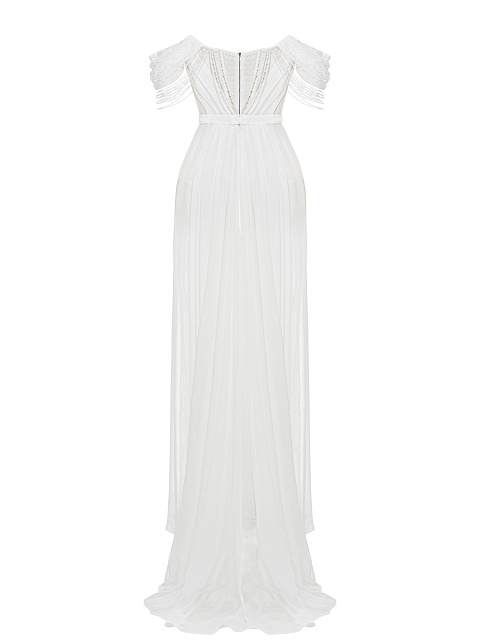 White Lace Dress with Crystals, 2