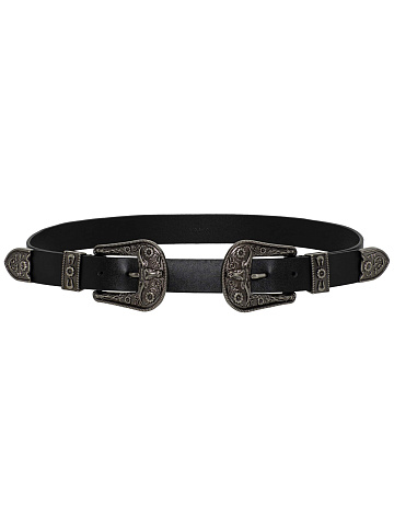 Black leather belt, 1