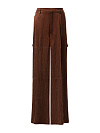 Wide trousers made of cupro Wide trousers made of cupro