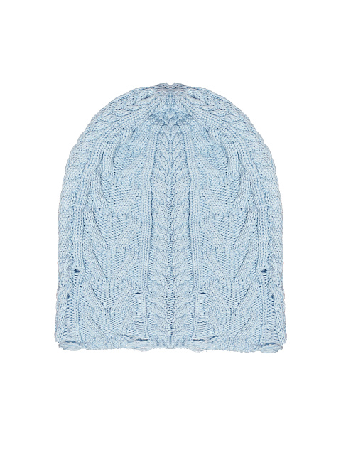 Light Blue Distressed Cotton Beanie, 1 Light Blue Distressed Cotton Beanie, 1
