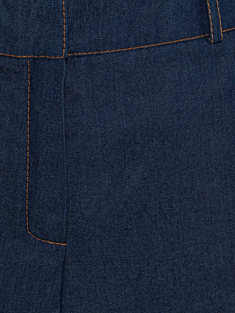Dark Blue Flared Jeans, 3