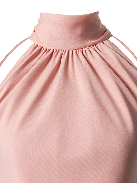 Pink chiffon dress, 3