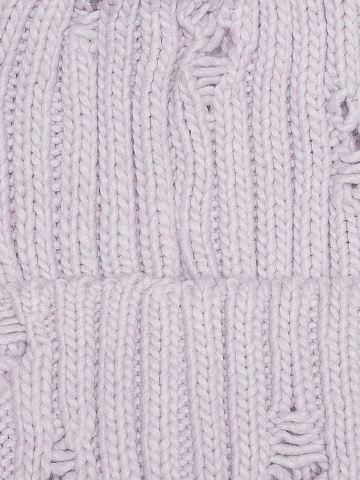 Lavender Distressed Beanie, 2