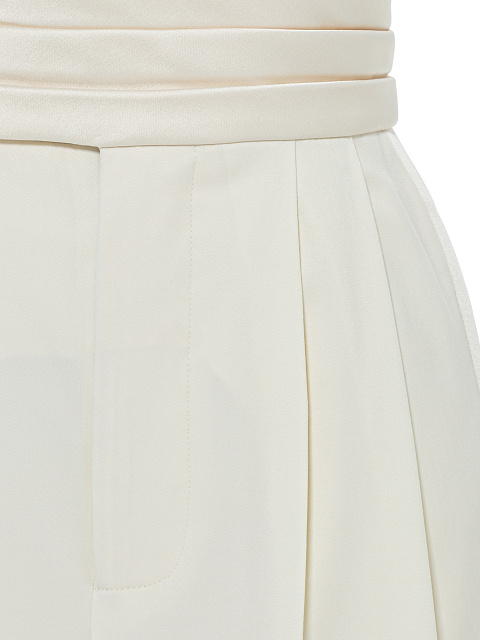 Ivory palazzo trousers, 3