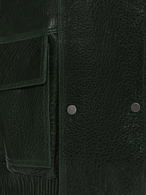 Green leather jacket, 4