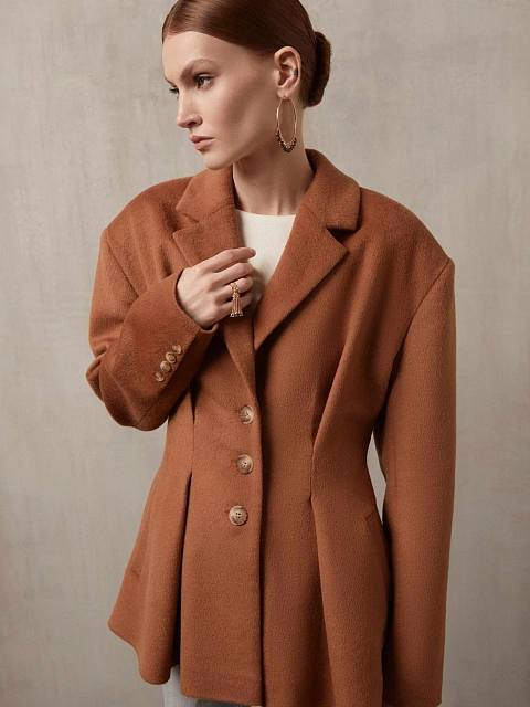 Brown wool blazer, 4 Brown wool blazer, 4