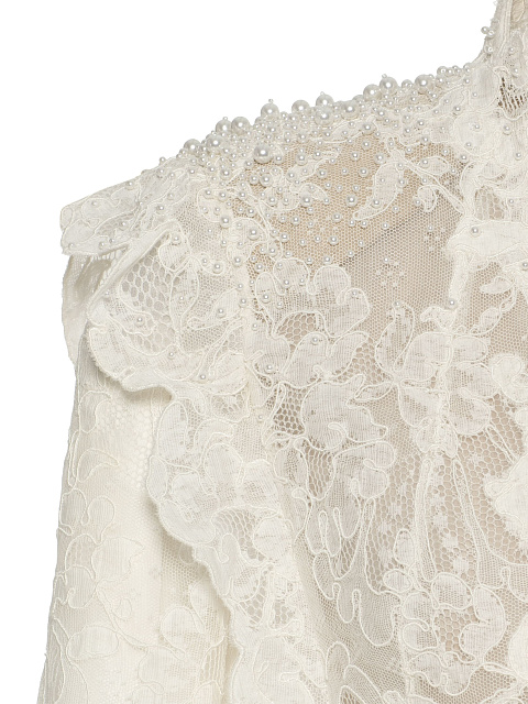 White Lace Tailcoat & Pants Suit, 5