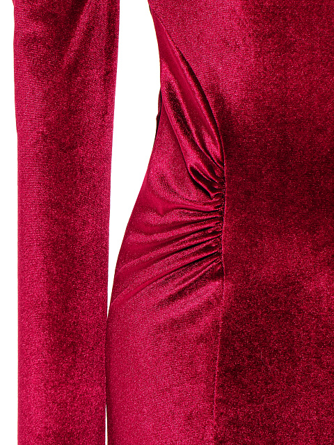 Crimson Velvet Maxi Dress, 3 Crimson Velvet Maxi Dress, 3