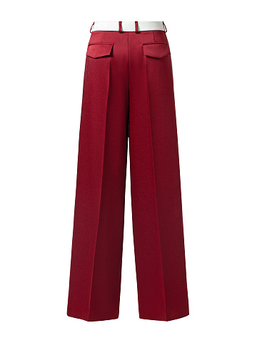Burgundy palazzo pants, 2
