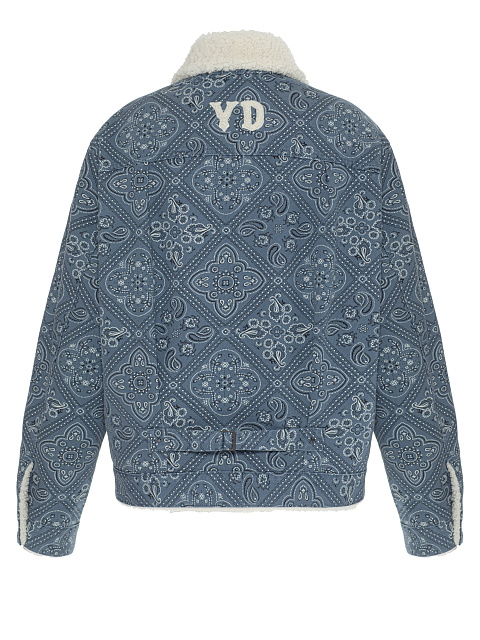 Blue Paisley Denim Jacket, 2