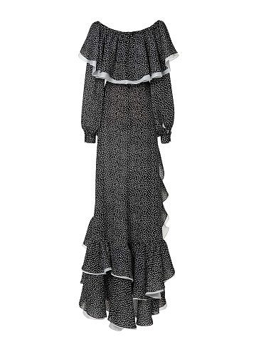 Chiffon maxi dress, 2