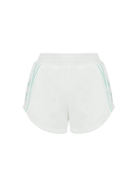 White & Mint Green Embroidery Jersey Set, 3