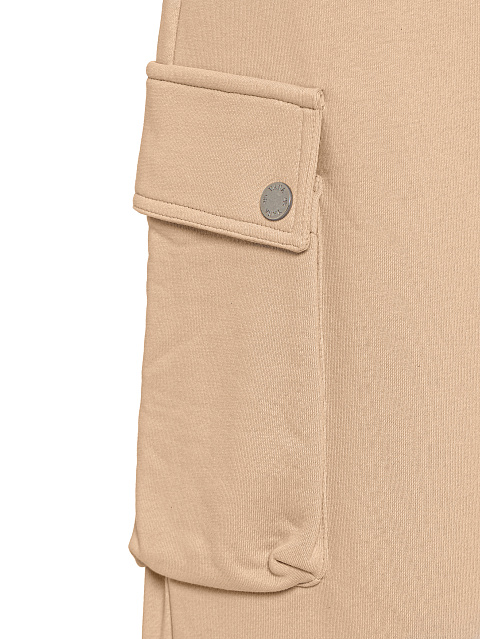 Beige Jersey Cargo Pants Suit, 6 Beige Jersey Cargo Pants Suit, 6