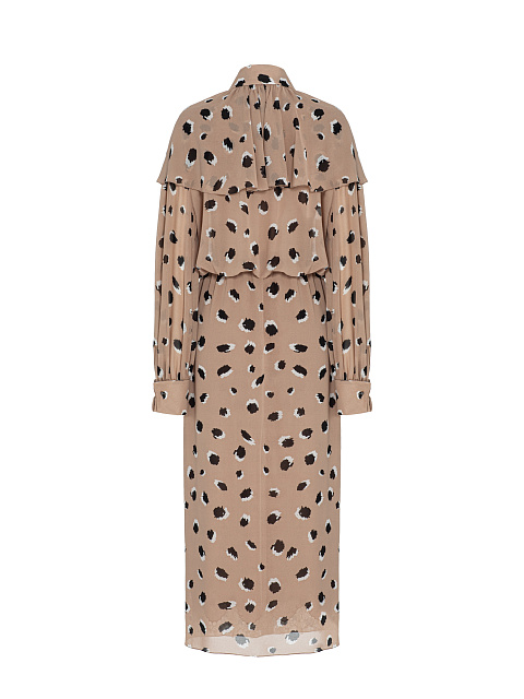 Chiffon dress with leopard print, 5