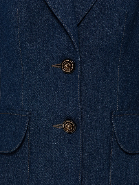 Blue Denim Pant Suit, 5