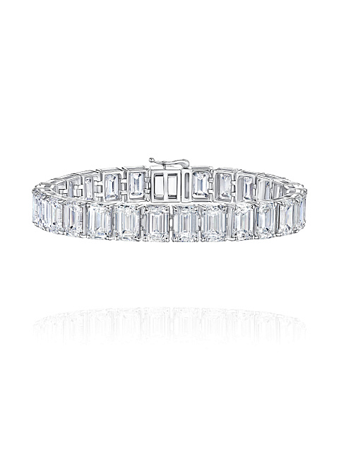 White gold bracelet with diamonds, 1