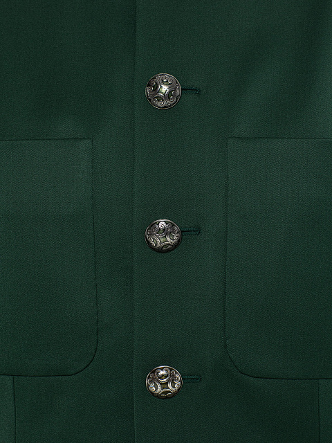 Green wool two-piece suit , 4 Green wool two-piece suit , 4